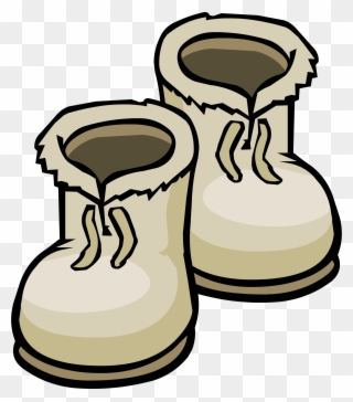 Winter Boots Clipart - Stivali Invernali Da Colorare - Png Download