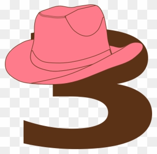Pink Cowgirl Hat Clipart - Png Download