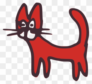 Whiskers Kitten Felidae Wildcat California Spangled - Cartoon Red Cat Shower Curtain Clipart