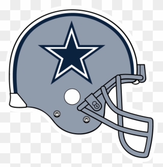 Cowboys Football Clipart - Dallas Cowboys Helmet Clipart - Png Download