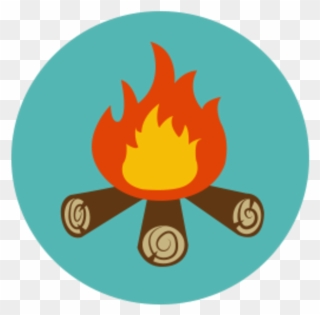 Campfire Clip Art Clipart Cliparting - Campfire Icon Clipart - Png Download