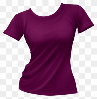 Female T Shirt Png Clip Art - Black T Shirt Lady Png Transparent Png