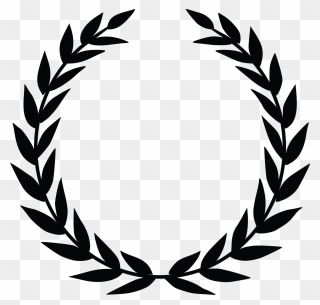 A Page's Has Free Clipart Links Directory - Laurel Wreath Black And White - Png Download