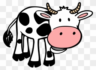 Microsoft Cliparts Stroke - Free Clip Art Cow - Png Download