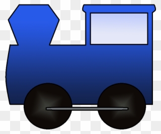 Graphics By Ruth - Blue Train Engine Clipart - Png Download