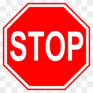 Stop Sign Clip Art Free - Png Download