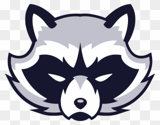 Raccoon Face Vector Clipart - Racoon Logo - Png Download