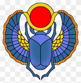 Scarab - Egyptian Scarab Clipart - Png Download