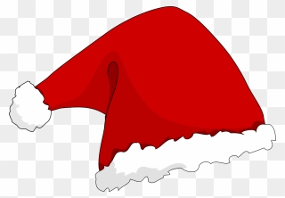 Santa Hat Cartoon Santas Hat Santa Claus Christmas - Santa Hat Clip Art - Png Download