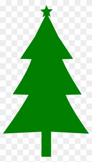 Big Image - Clipart Green Christmas Tree - Png Download