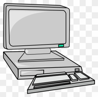 Free Vector Desktop Computer Clip Art - Computer Clip Art - Png Download