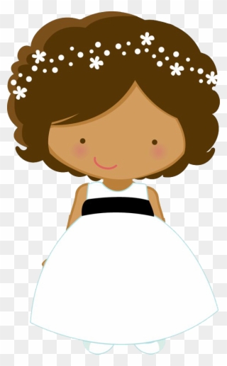 Clipart Wedding African American - Wedding Flower Girl Clipart - Png Download
