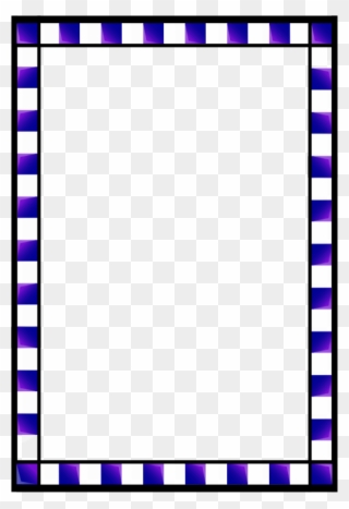 Vector Clip Art - Red Check Borders - Png Download
