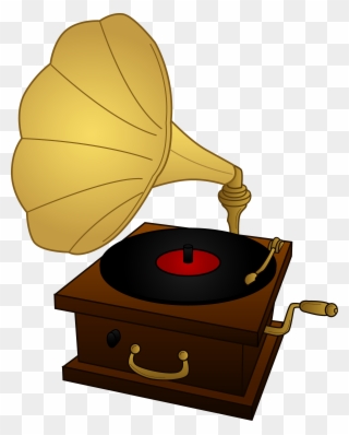 Old Record Player Drawing At Getdrawings Com - Gramophone Record Player Png Clipart