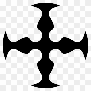 Crosses In Heraldry Cross Fleury Christian Cross - Christian Cross Clipart