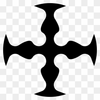 Crosses In Heraldry Cross Fleury Christian Cross - Christian Cross Clipart