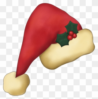 Cartoon Style Christmas Santa Hat - Lions Club Christmas Logo Clipart