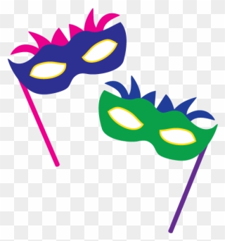 Party Masquerade Clipart - Carnival Masks Clip Art - Png Download