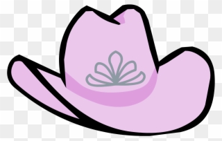 Club Penguin Clip Art Free - Pink Cowgirl Hat Clip Art - Png Download