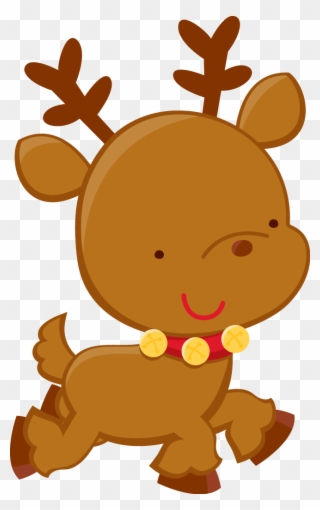 Photo By @daniellemoraesfalcao - Cute Baby Reindeer Clipart - Png Download