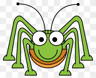 Cartoon Clip Art Free - Grasshoppers Clipart - Png Download