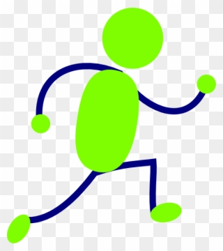 Green And Blue Running Man Clip Art At Clipart Library - Running Man Gif Png Transparent Png