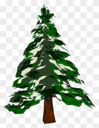 Tree Clipart Pine - Clipart Winter Trees - Png Download