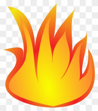 Flames Clipart Printable - Fire Clipart - Png Download