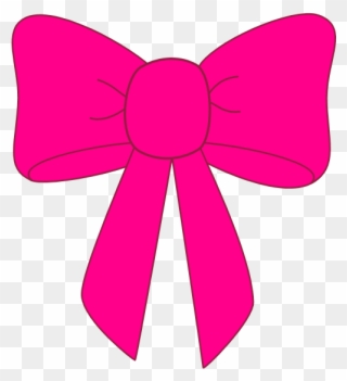 Pink Ribbon Clip Art - Pink Bows - Png Download