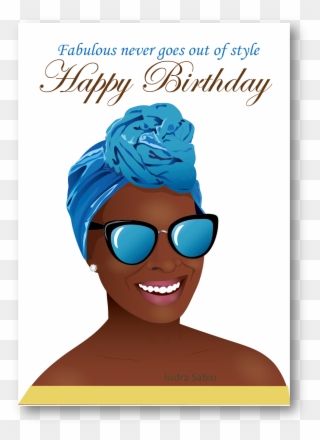 Happy Birthday African American Clipart Greeting & - African American Happy Birthday Black Woman - Png Download