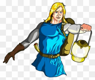 Middle Ages Blond Medieval Art Male Computer Icons - Blonde Dude Clipart - Png Download
