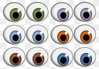 Bear Clipart Eye - Free Printable Eyes For Crafts - Png Download