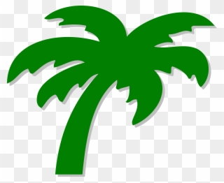 Palm Tree Clip Art Free Clipart Images - Palm Tree Symbol - Png Download