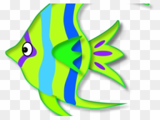 Tropical Fish Clipart Colored - Clip Art - Png Download