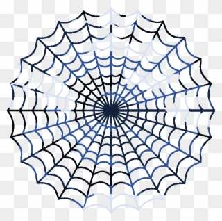 Blue Camouflage Spiders Web Free Images - Spider Web Clip Art - Png Download