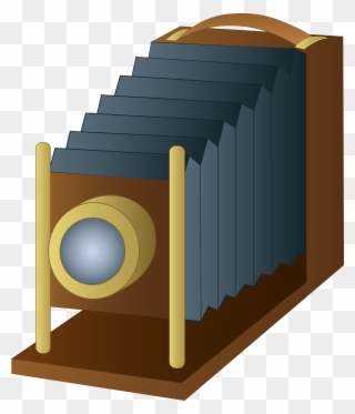 Old Fashioned Antique Camera - Clip Art - Png Download