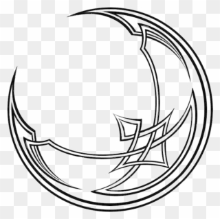 Free Online Photo Editor - Celtic Knot Crescent Moon Clipart