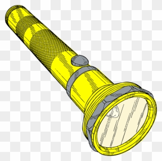 Torch Flashlight Electric - Torch Clipart - Png Download