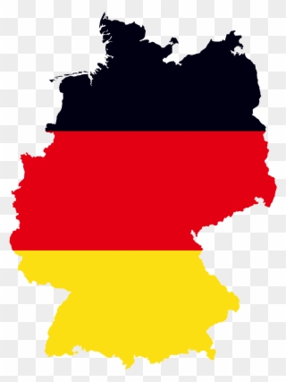 Pictures Of German Flags Clipart Best - Germany With German Flag - Png Download