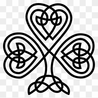 Celtic Knot Irish Shamrock Clipart