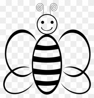 All Photo Png Clipart - Honey Bee Black And White Transparent Png