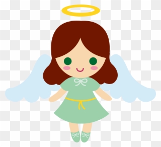 Cartoon Angel Clipart - Little Angel Angel Cartoon - Png Download