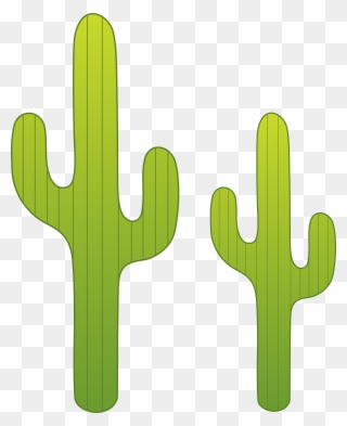 Western Clipart Saguaro - Cactus Clipart Small - Png Download
