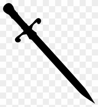 Axe Clipart Medieval Sword - Sword Clipart Silhouette - Png Download