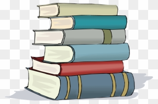 Cartoon Stack Of Books Free Image - Clipart Stack Of Books - Png Download