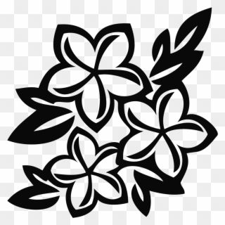 Black And White Flowers Drawing At Getdrawings - Floral Designs Png Black And White Clipart