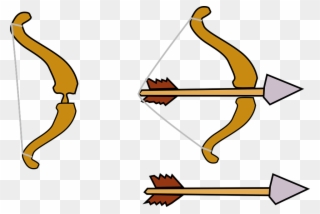 Bow And Medium Image Png - Bow And Arrows Clipart Transparent Png