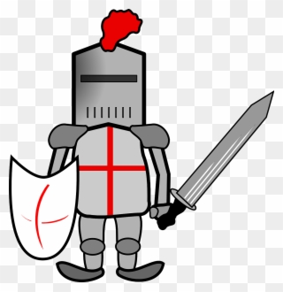 Knight Armor Helmet Clip Art - Clip Art Armour - Png Download