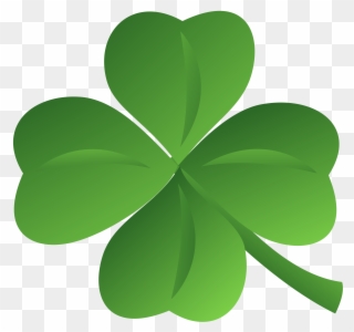 Transparent Clover Irish - Four Leaf Clover Clip Art Png