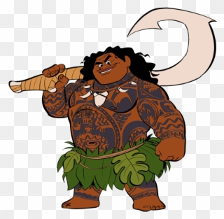 Page 1 - Maui From Moana Clipart - Png Download